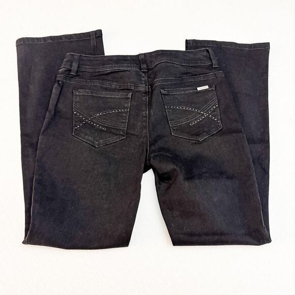 Chicos So Slimming Bootcut Black Denim Jeans Size 0 Short NWT - Picture 5 of 9